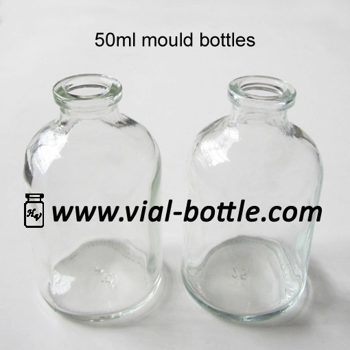 Black Image and Products Name Print on Glass Vial 10ml