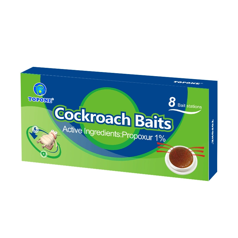 8PCS Convenient and Clean Cockroach Killing Gel with Sticker