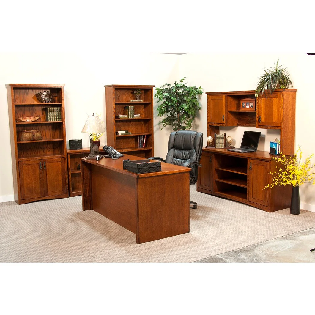 CEO Boss Modern Supervisor Office Furniture Desk Design Wooden L Shape Ergonomic Executive Office Desk Set