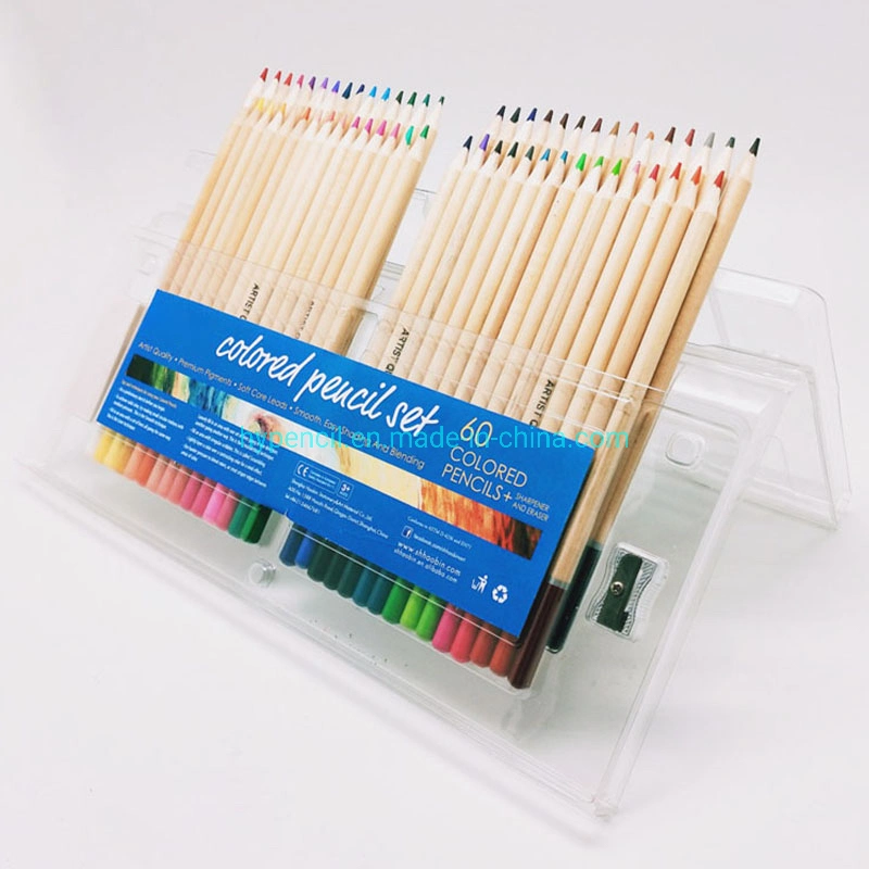 Hb6002-Stationery Art Supplies Set of 60 Artist Color Drawing Pencil