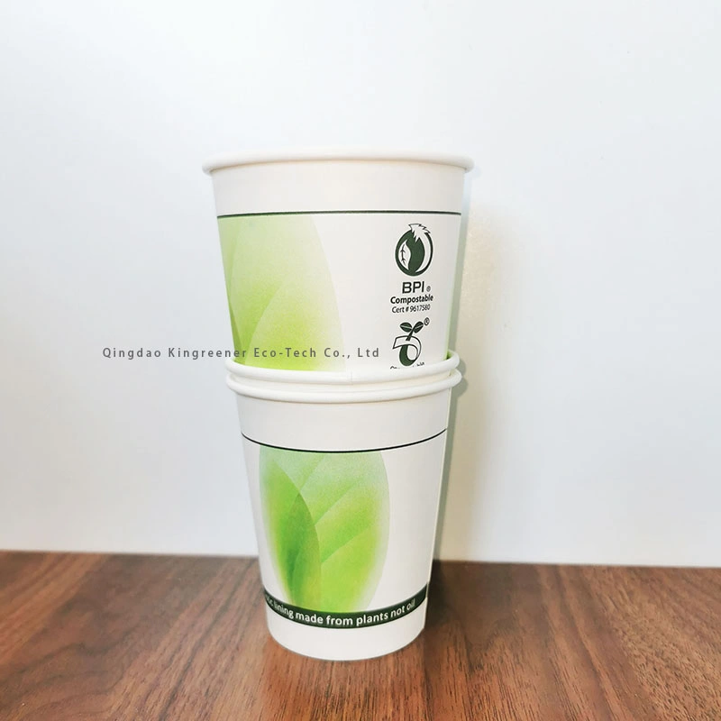 Compostable PLA Coated Paper Cup and Box