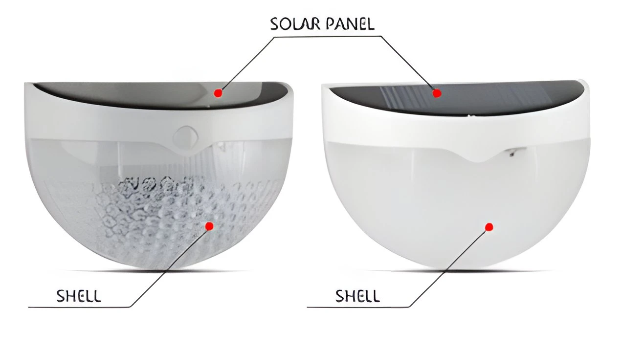 Aplique solar solar solar solar solar sem fios à prova de água para exterior Luzes exteriores para o deck da garagem do quintal da porta dianteira