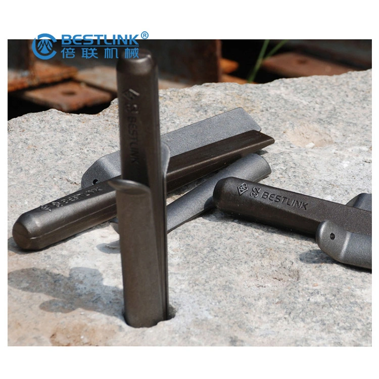 Hand Splitter Wedge and Feathers Widely Used in Quarry for Stone Breaking