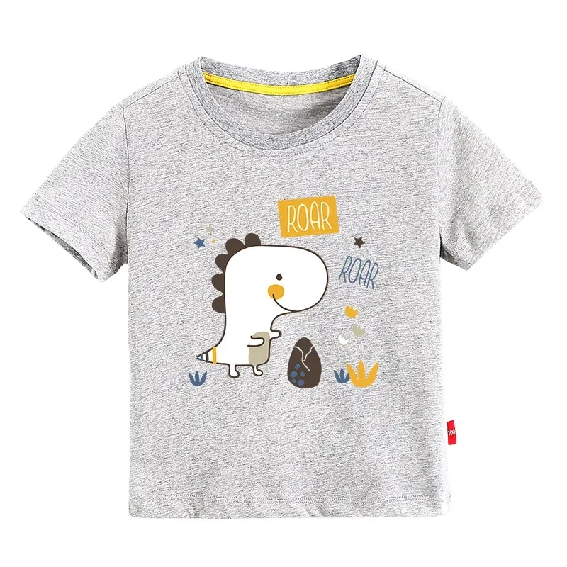 Kids T-Shirt 100% Cotton Round Neck Short Sleeve Wear for Summer