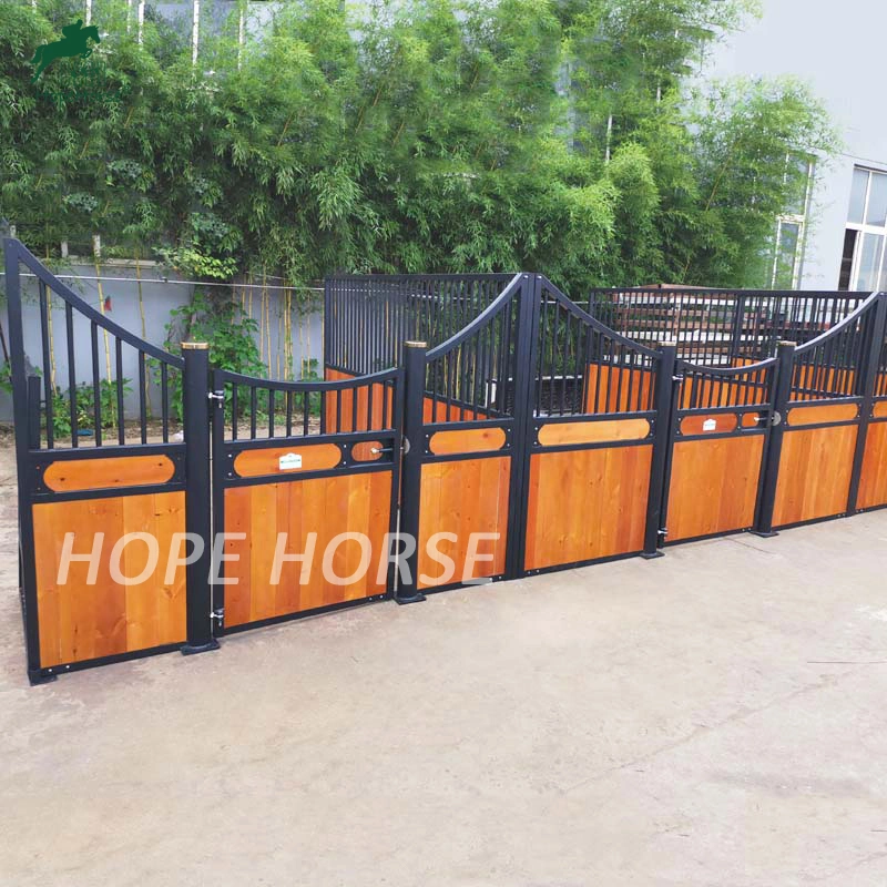 High quality/High cost performance  Wooden Panel Stables 4X2.2m Horse Stall Boxes