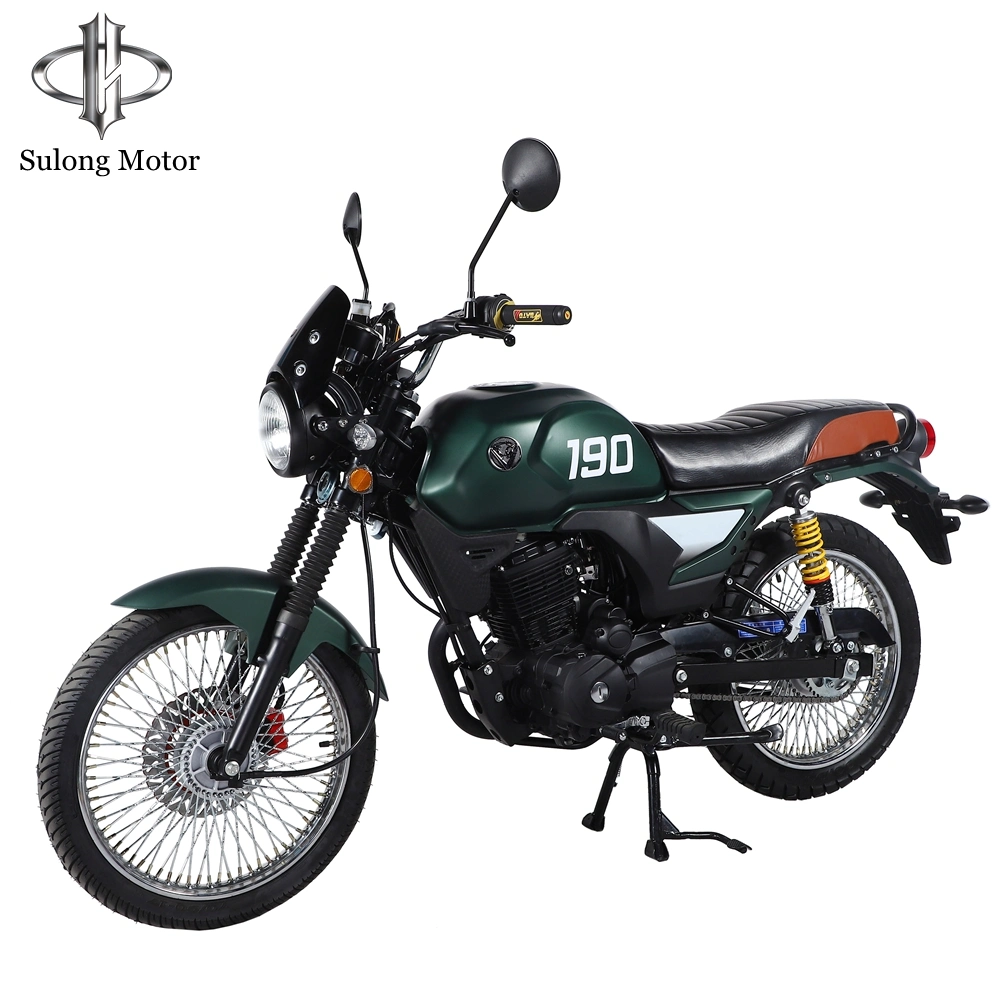 4-Stroke with High Quality Motor Scootor Vintage Motorcycle in Green