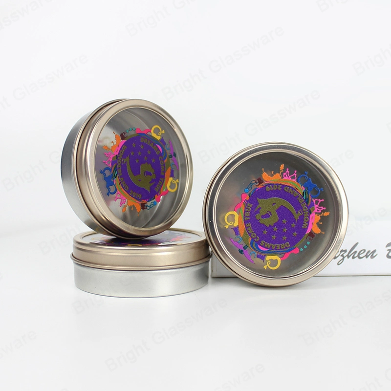 Silver Aluminum Tin Box Container for Cosmetic Face Cream Lipstick