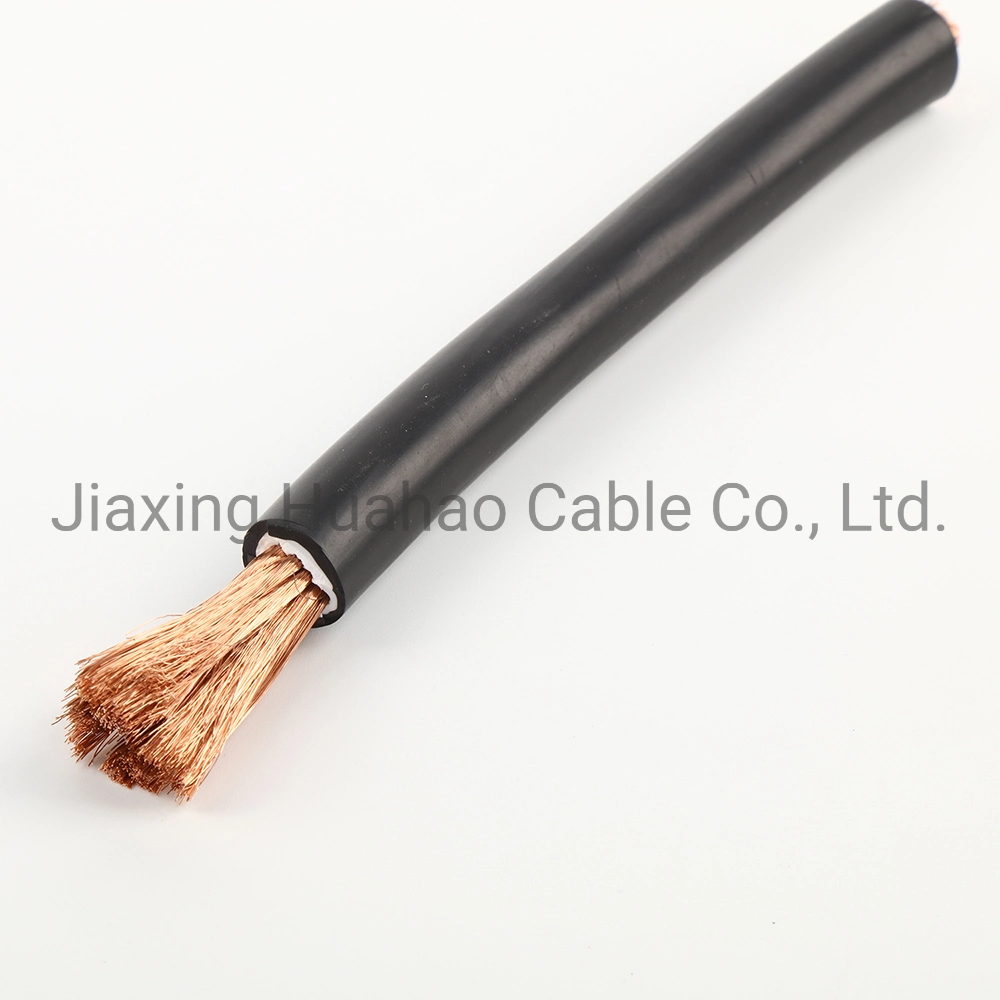 Low Voltage Annealed PVC Copper Conductor-40degree NBR Sheath Electric/Electrical Welding Cable