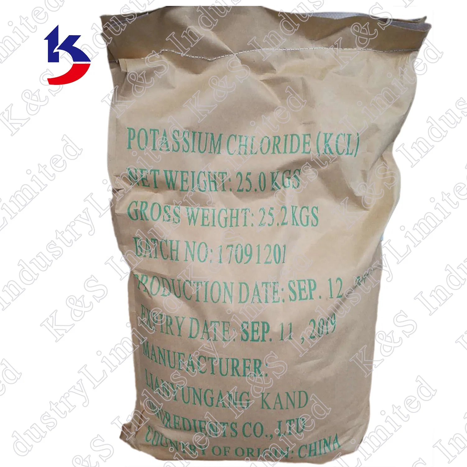 KCl пищевые добавки Potassium Chloride CAS: 7447-40-7