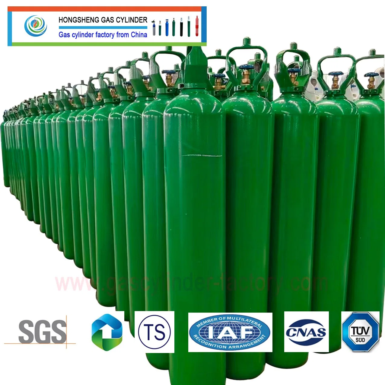 Manufacturer ISO Tped Standard4l 8L 10L 13.4L 15L 20L 40L 200bar Oxygen Tank Medical Oxygen Gas Cylinders