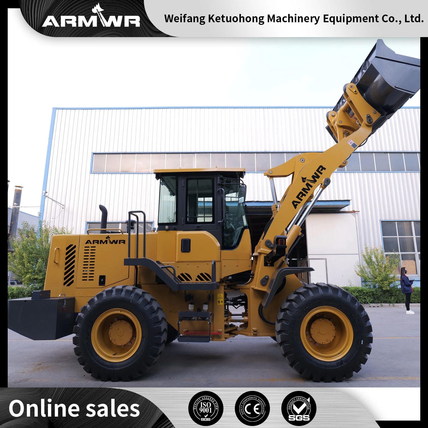 China Basic Customization hidrostática barata CE 4WD Zl939 Frontend/Compact/pala de ruedas/Payloader/Bucket Pala cargadora con accesorio para maquinaria de construcción