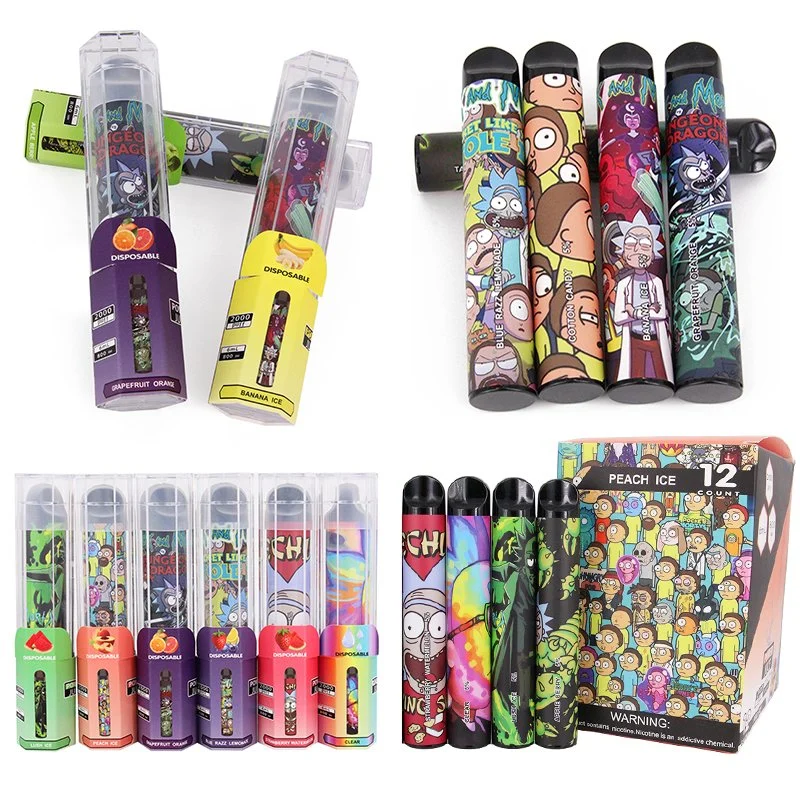 Wholesale/Supplier Price Original Vapes E Cig 2000 Puff Electronice Cigarette Rick XXL Disposable/Chargeable Vape Pen