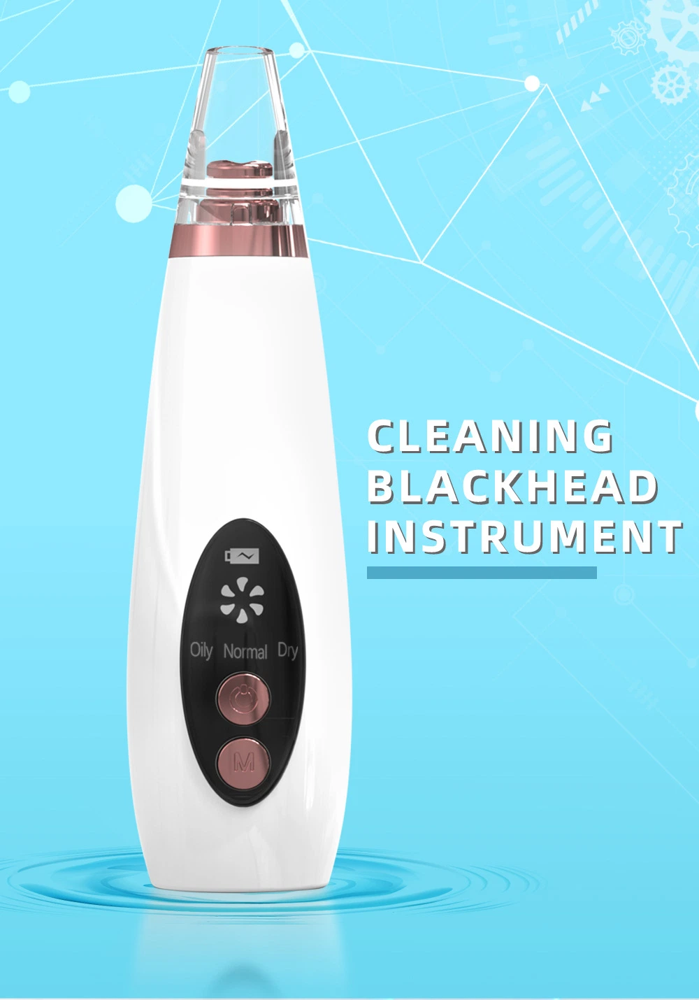 Уход за лицом Уход за лицом Удаление волос с помощью пылесоса Blackhead