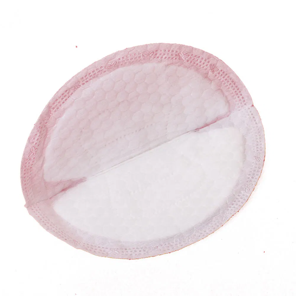 Soft White Disposable Cotton Breast Feeding Pads 3D Contoured Nursing Pads for Women