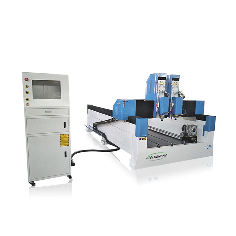 China Stone CNC Router Machine Double Heads for Stone Engraving/Cutting/Drawing