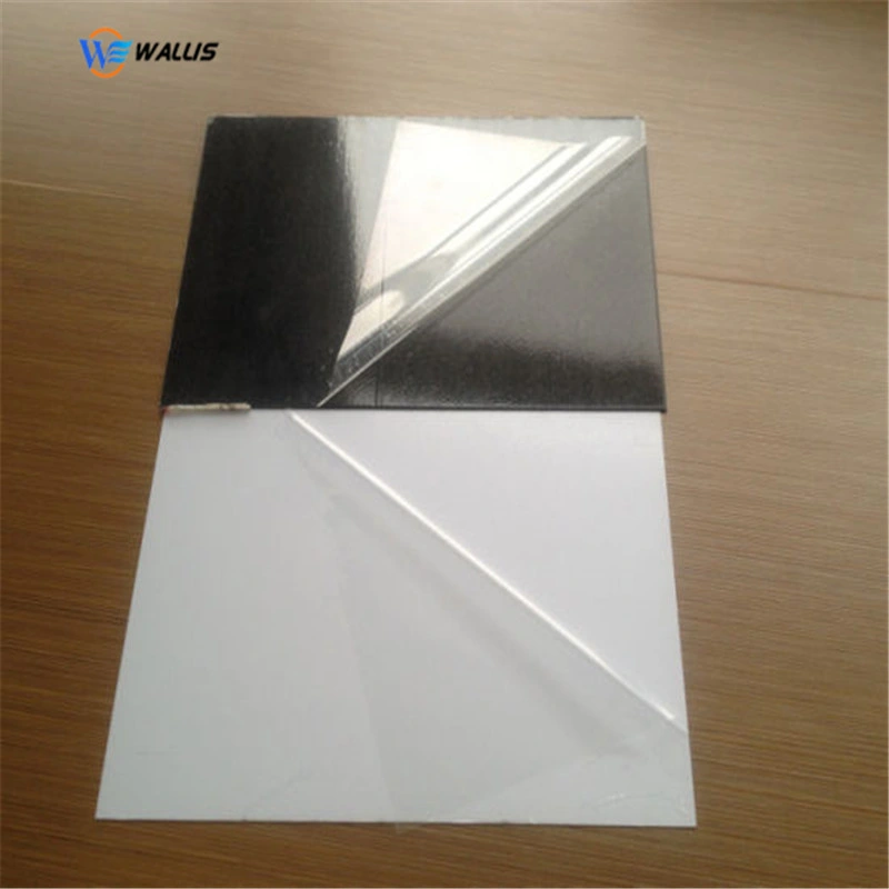 White and Black 2 Sides Glued PVC Material Photobook Sheet Self Adhesive Rigid PVC Plastic Sheet for Photo Album Making