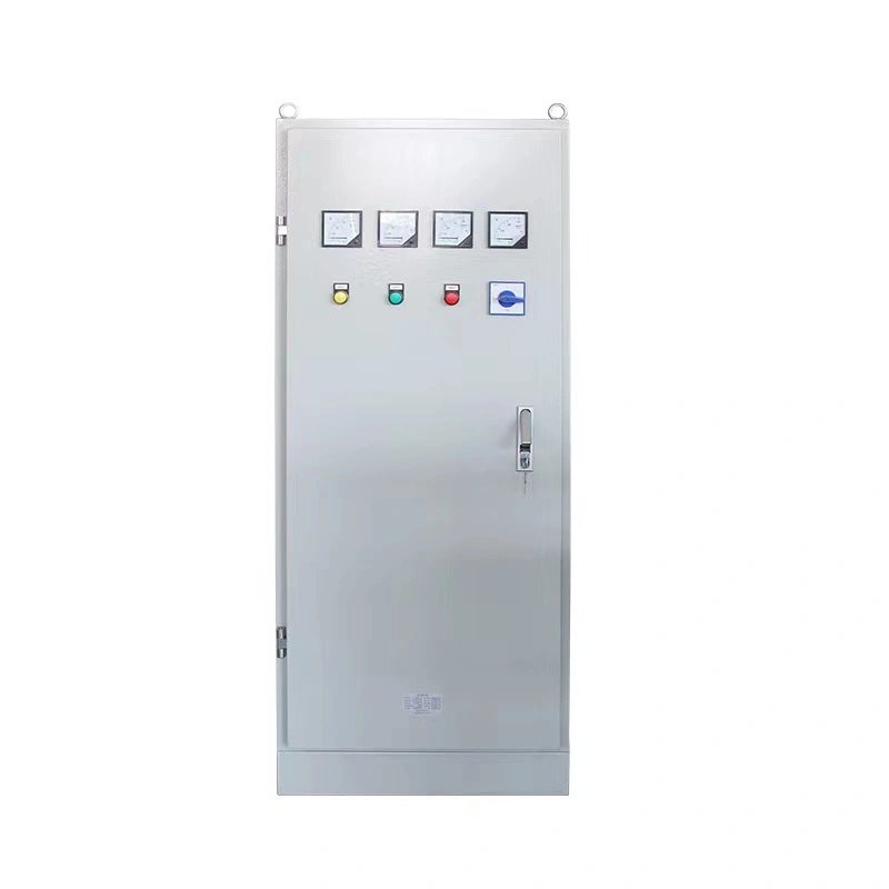 Cuboid Power Distribution Equipment PLC Control Cabinet