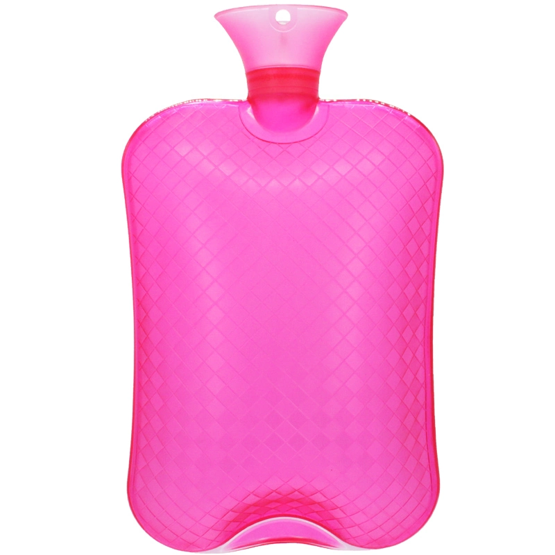 Popular Rose Red New Design PVC Hot Water Bottle