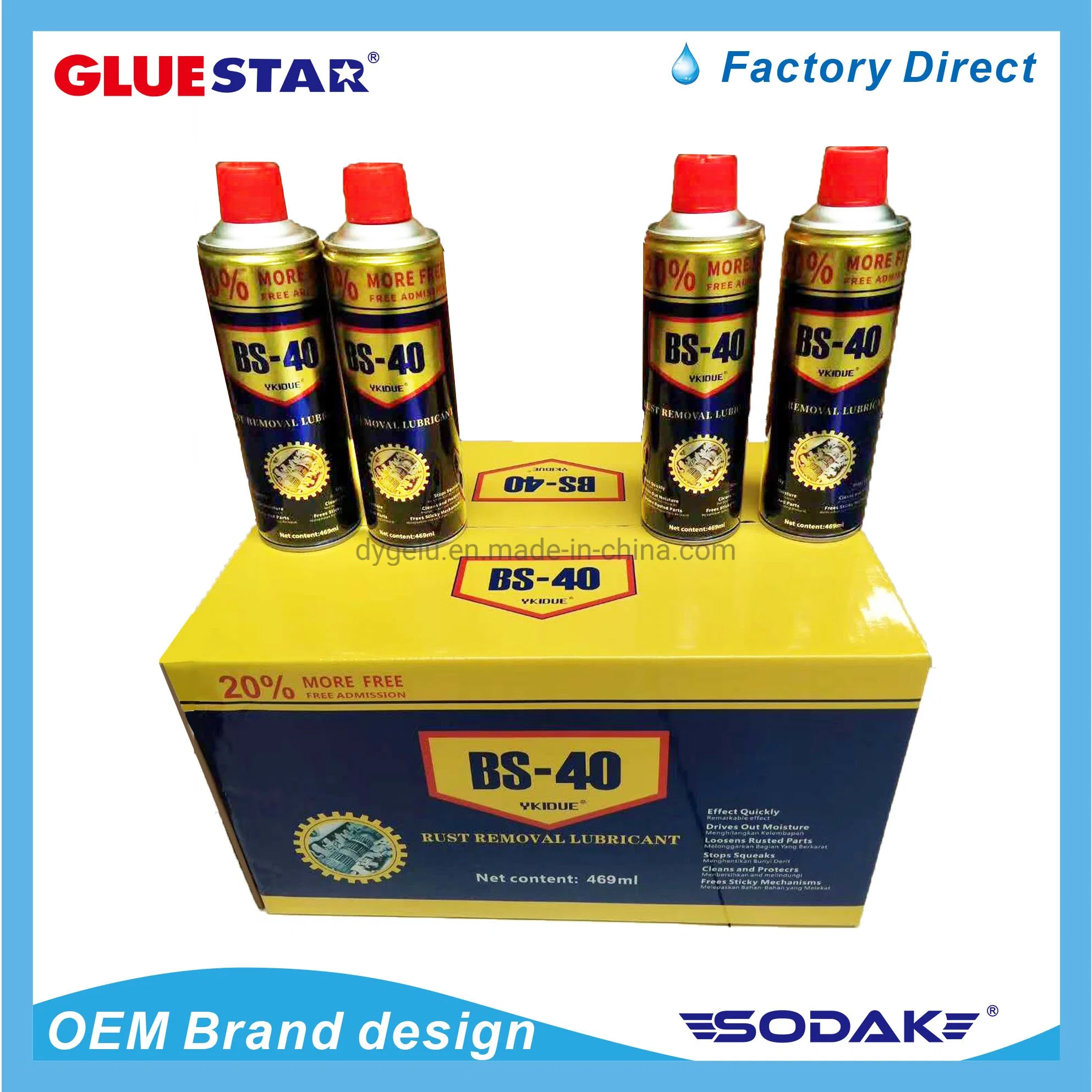 Automotive Lubricant Application Anti-Rust Lubricant Spray Penetrant Anti Rust Spray Rust Remover Spray