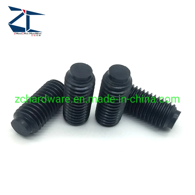 Alloy Steel Hex Socket Head Set Screws with Brass Nylon Tip