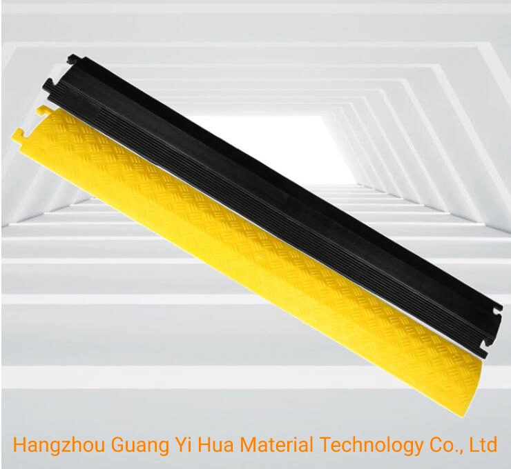 5 Channel Cable Protector High quality/High cost performance  Rubber Cable Protector with PVC Cover