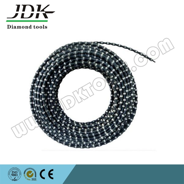 11.5mm Rubber Coated Diamond Wire Saw for Stone Quarry and Reinforce Concrete Cutting