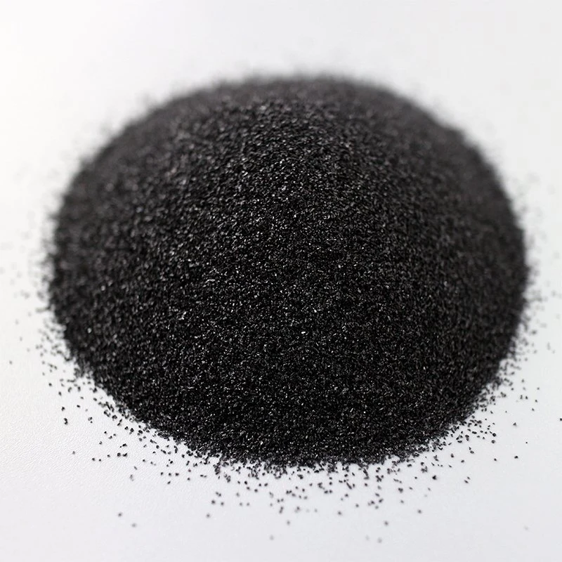 Buena resistencia a la oxidación de corindón de color negro para el pulido de abrasivos
