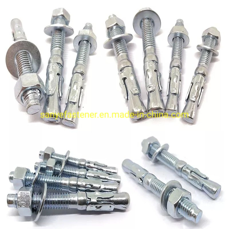 Fastener Manufacturer Car Repair Expansion Screw M8X60 Pull Explosion Wedge Anchor Bolt