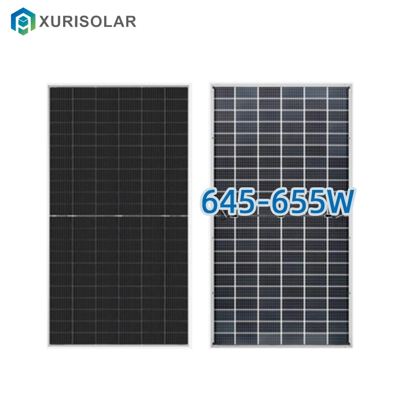 TUV, CE, SGS 132 Half Cell Poly PV Black Polycrystalline Module Solar Energy Power Panel with 30 Years Warranty