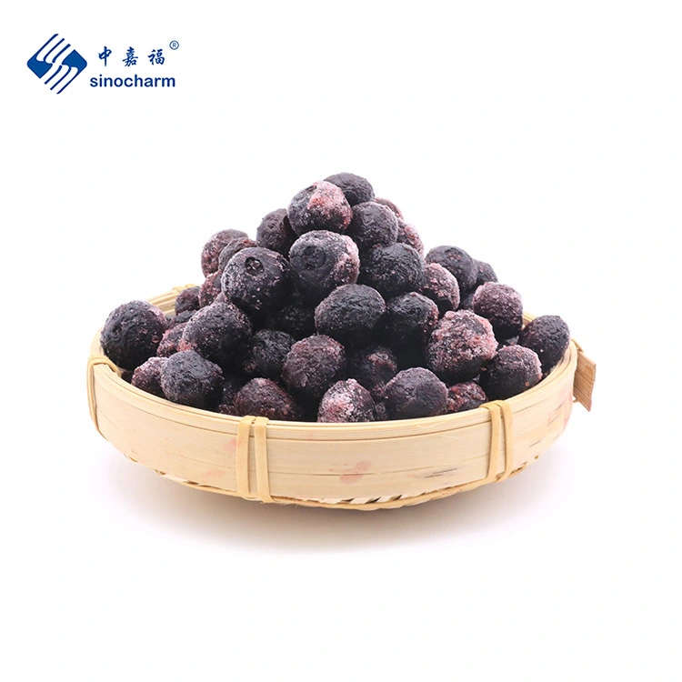 Sinocharm BRC-a approuvé IQF Blueberry Frozen Blueberry