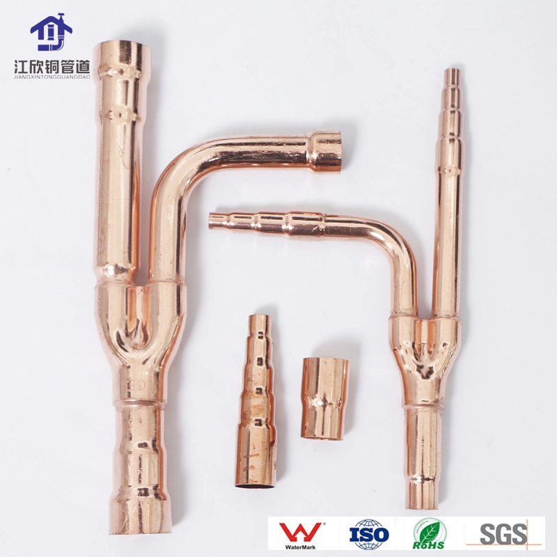 A/C Refrigeration Pipe Copper Vrv Vrf Refnet Joint with Insulation