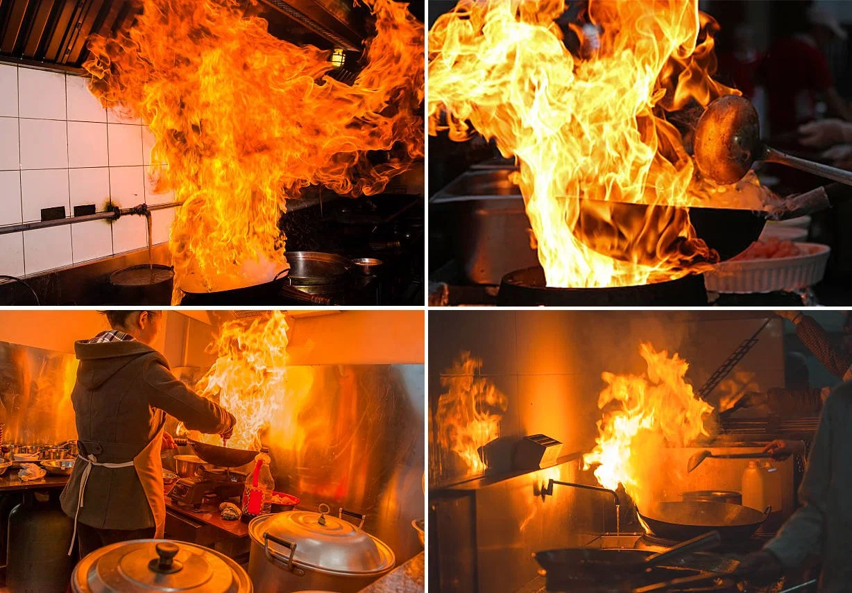 Química molhada o Extintor de Incêndio de Supressão de Incêndio Sistemas para restaurante Cozinha