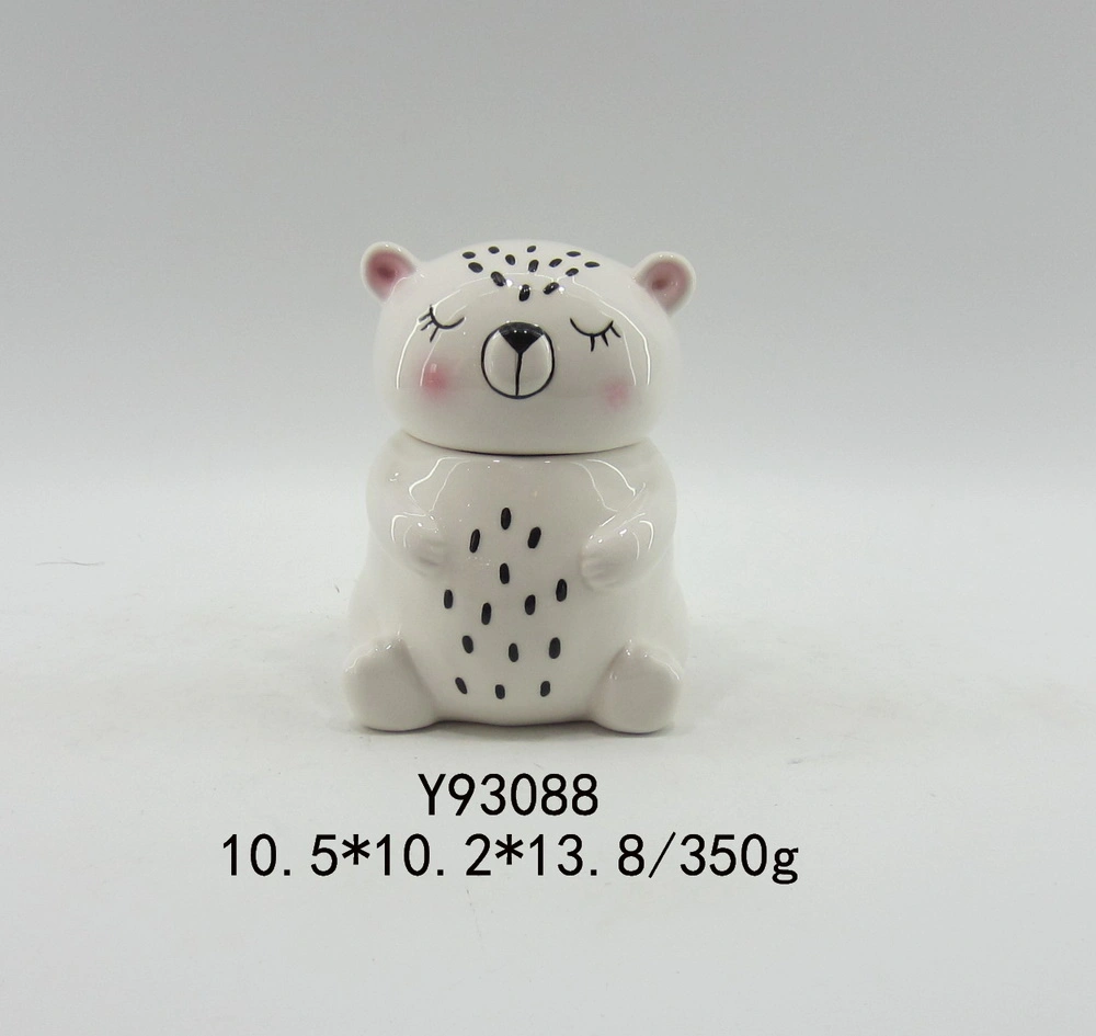 Ceramic Animal Cute Bear Box