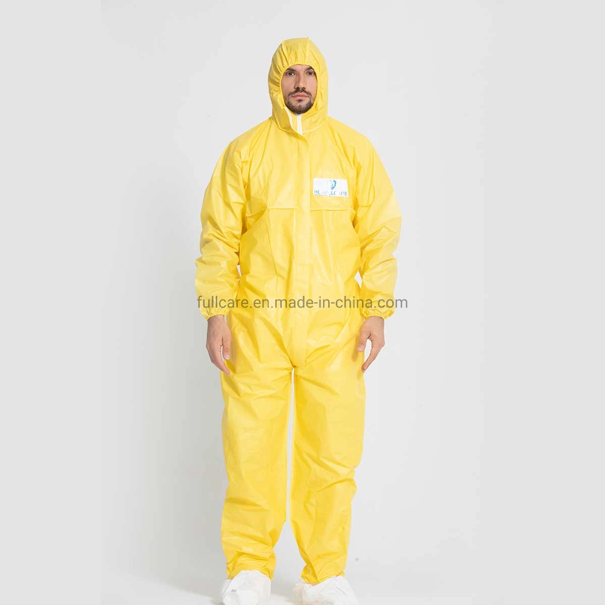 Type 3/4/5/6 Chemical Flame Retardant Microporous/PP/SMS Waterproof Disposable Nonwoven Protective Coverall