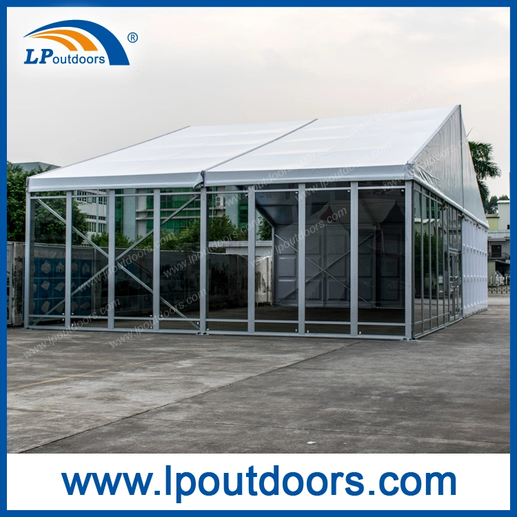 Outdoor Large Glass Panel with Door Exhibition Tent for Event