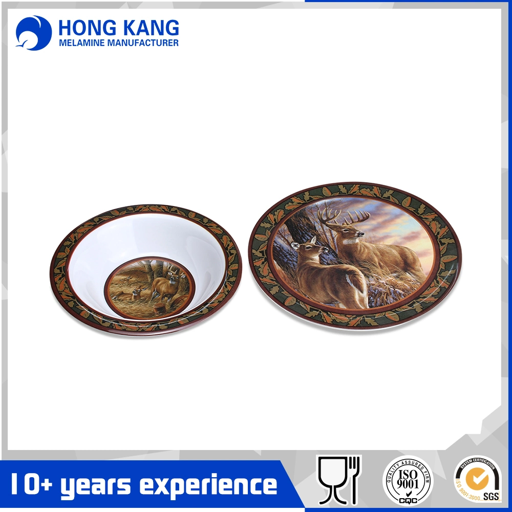 Custom Design Multicolor Melamine Dinnerware Dinner Sets Kitchen Appliance