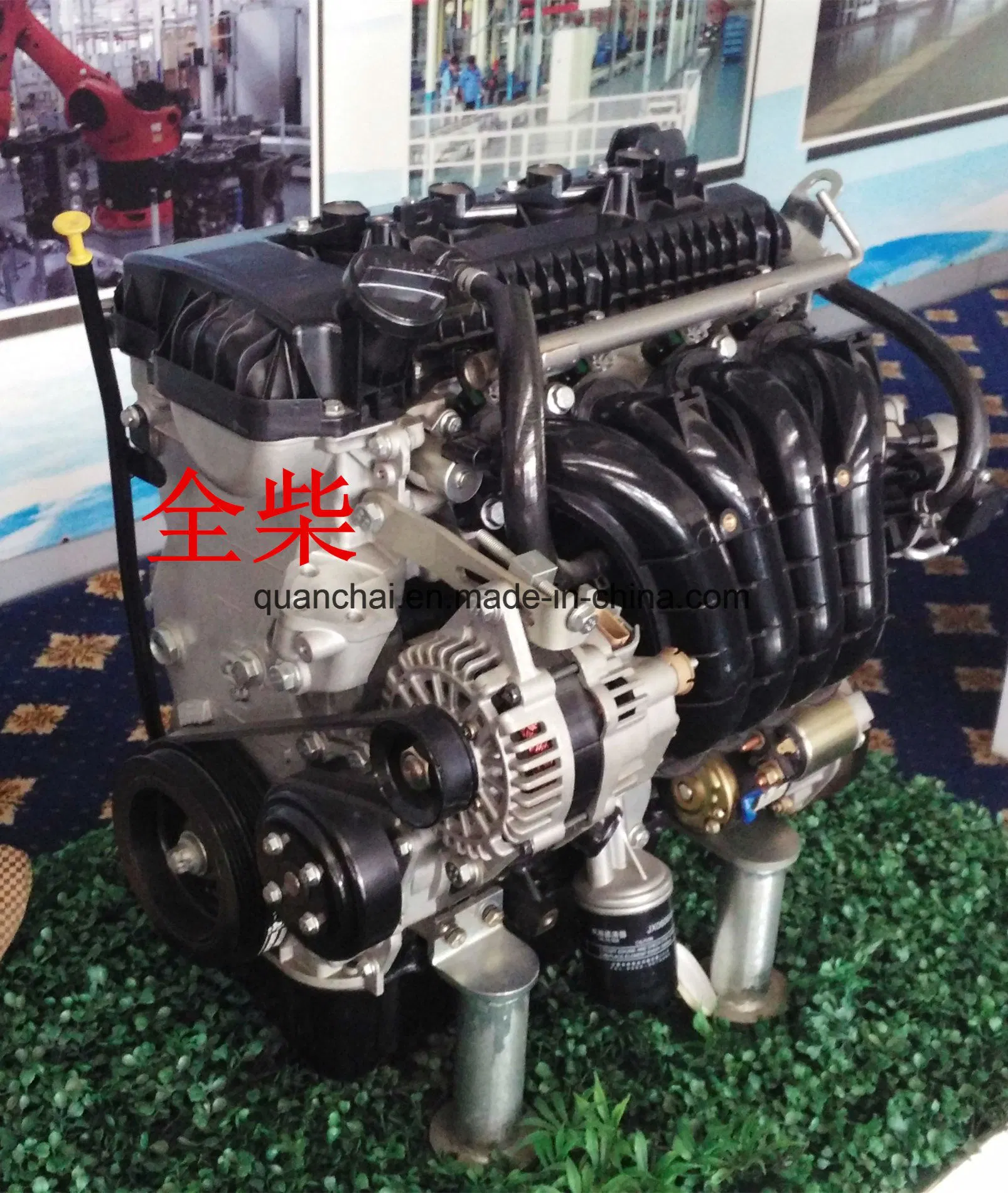 Turbocharged and Inter Cooled Vehicle Engine for Pickup Truck