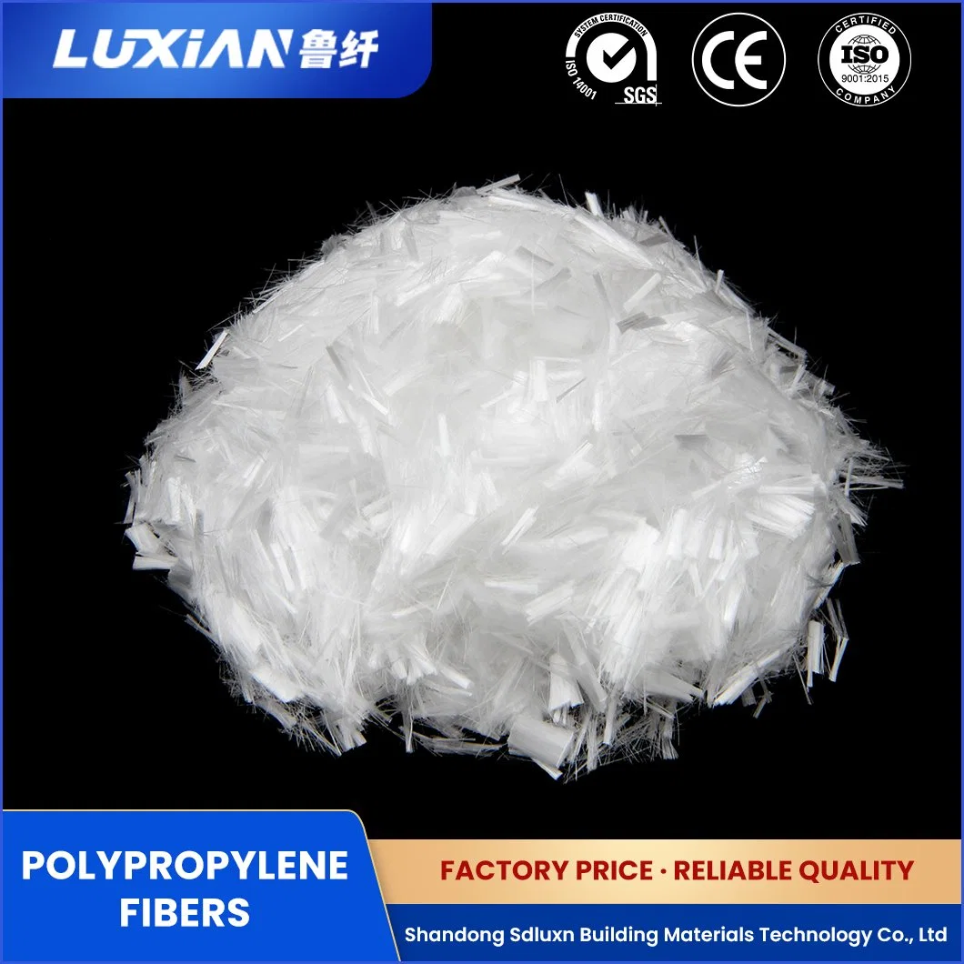 Sdluxn Baumwolle Stapelfaser Lxbk Modifiziertes Polypropylen Polypropylen Material Faser China Elektrische Isolierung Beton Additive Polypropylen-Faser Lieferanten