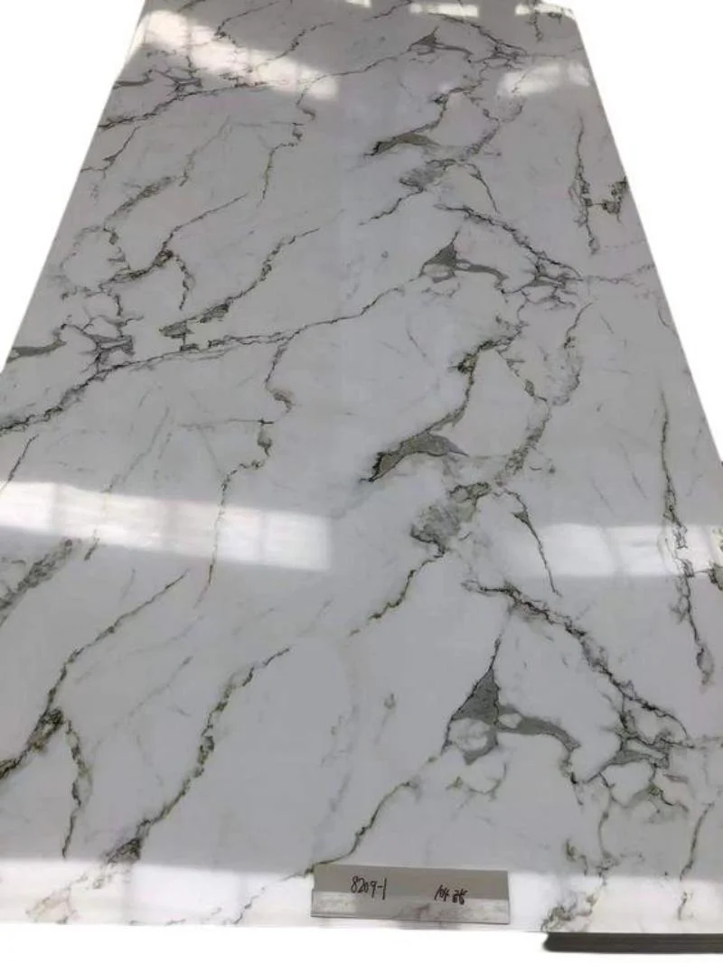 Flexible UV PVC Marble Board Plastic Ceiling Decorative UV Sheet