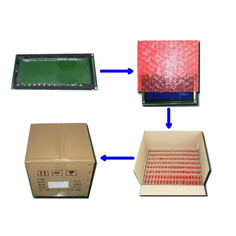 Big Size 20X04 2004e Character Monochrome COB LCD Module with MCU 8 Bits, Optional with Stn Blue/Yg/FSTN/Dfstn/Va