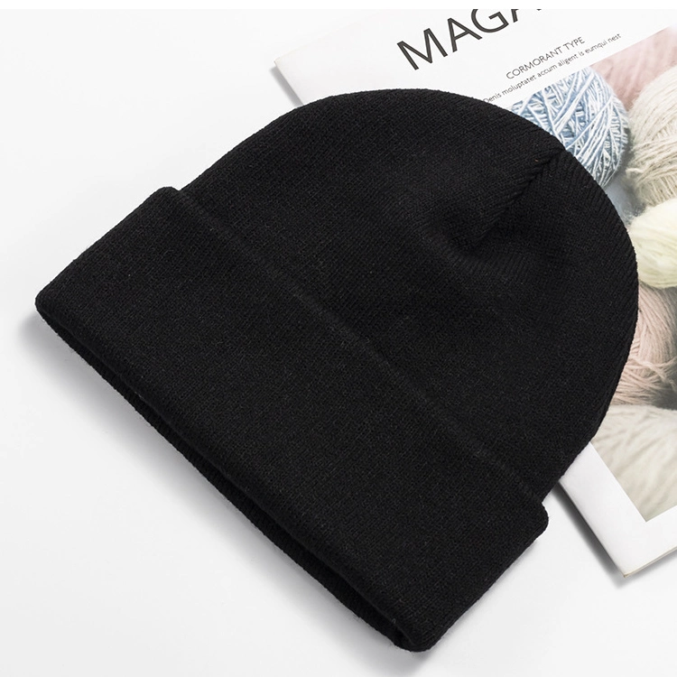 الموضة قبعة الشتاء 100 ٪ اكريليك Knit Beanies