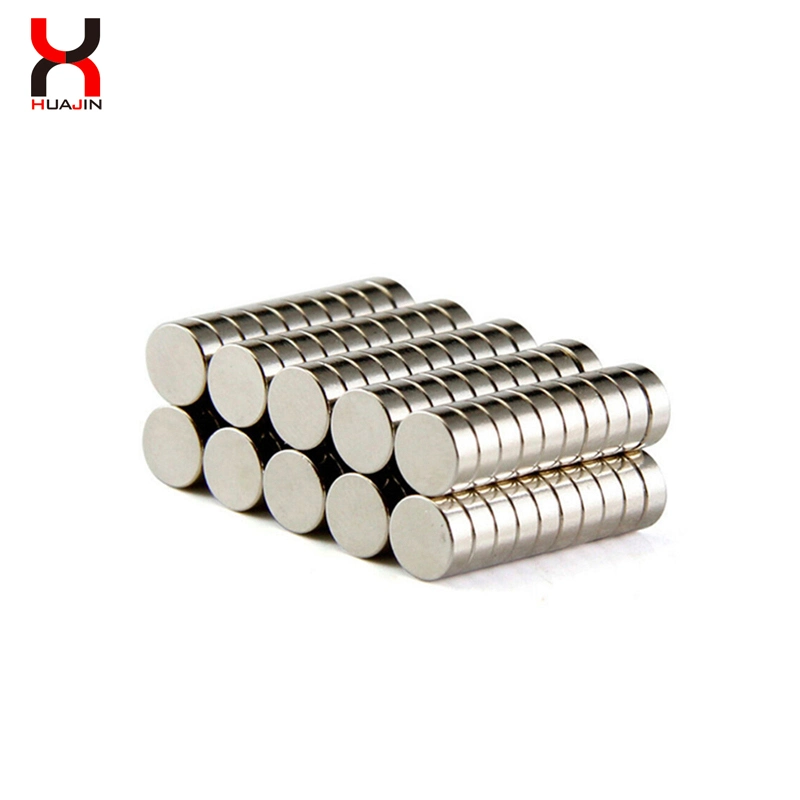 Strong Rare Earth Magnet Circle Magnets / Powerful Neodymium Industrial Magnet