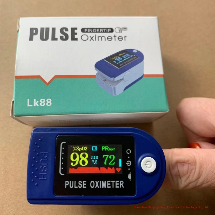 Lk87 Manufacturer Finger Oximetry Blood Oxygen Monitor Oximeter Sensor LED Blood Oxygen Fingertip Pulse Oximete