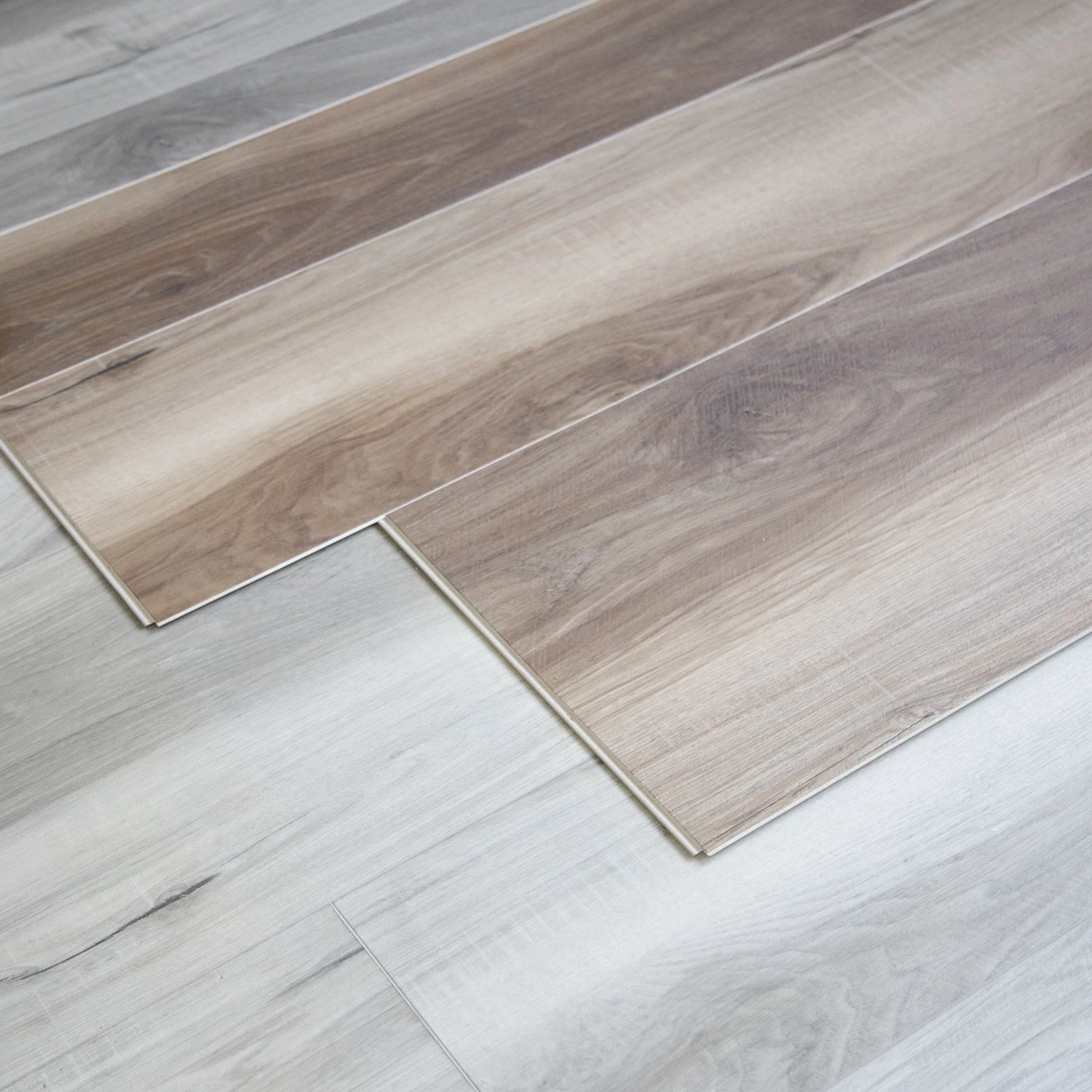 Fireproof High Gloss Marble Design PVC Vinyl Slated Flooring Lvt Flooring with Unilin Click