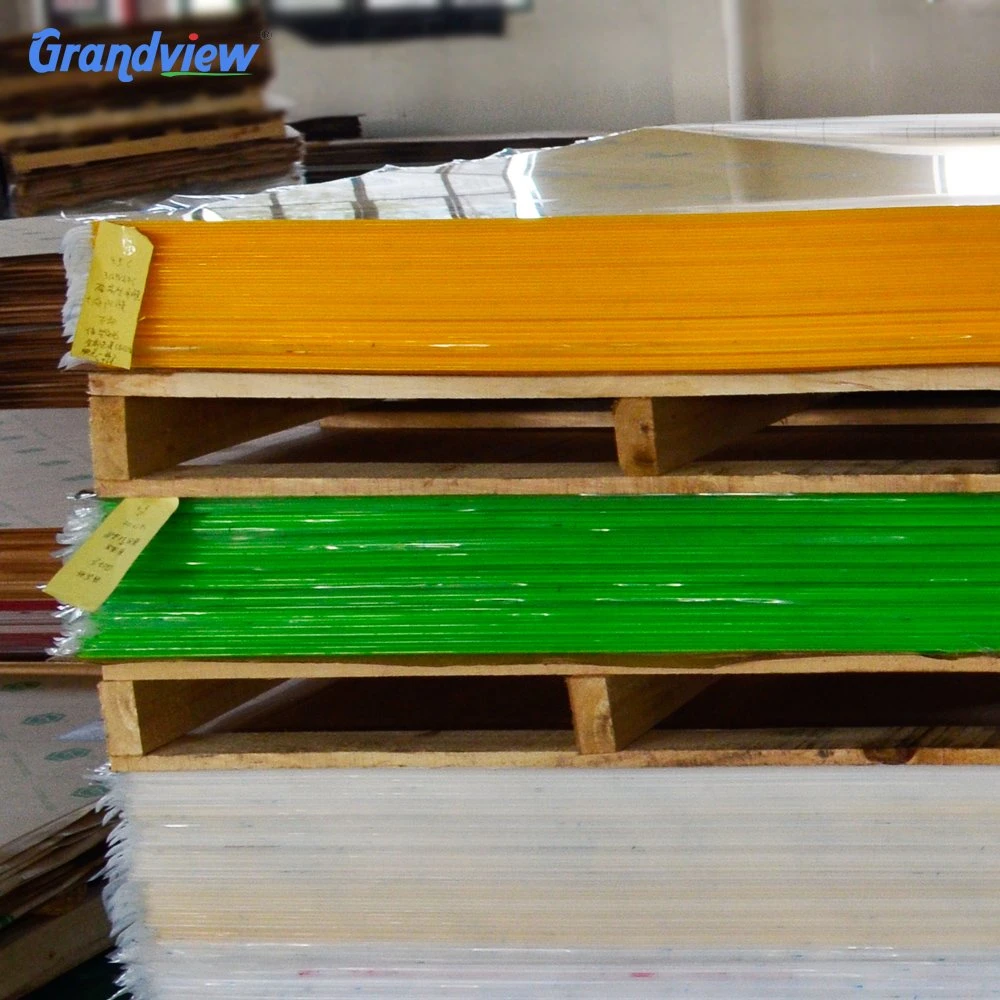 1220 2440 UV Sage Fashion Decorative Recycling Perspex Board Laser Acrylic Glass Sheet