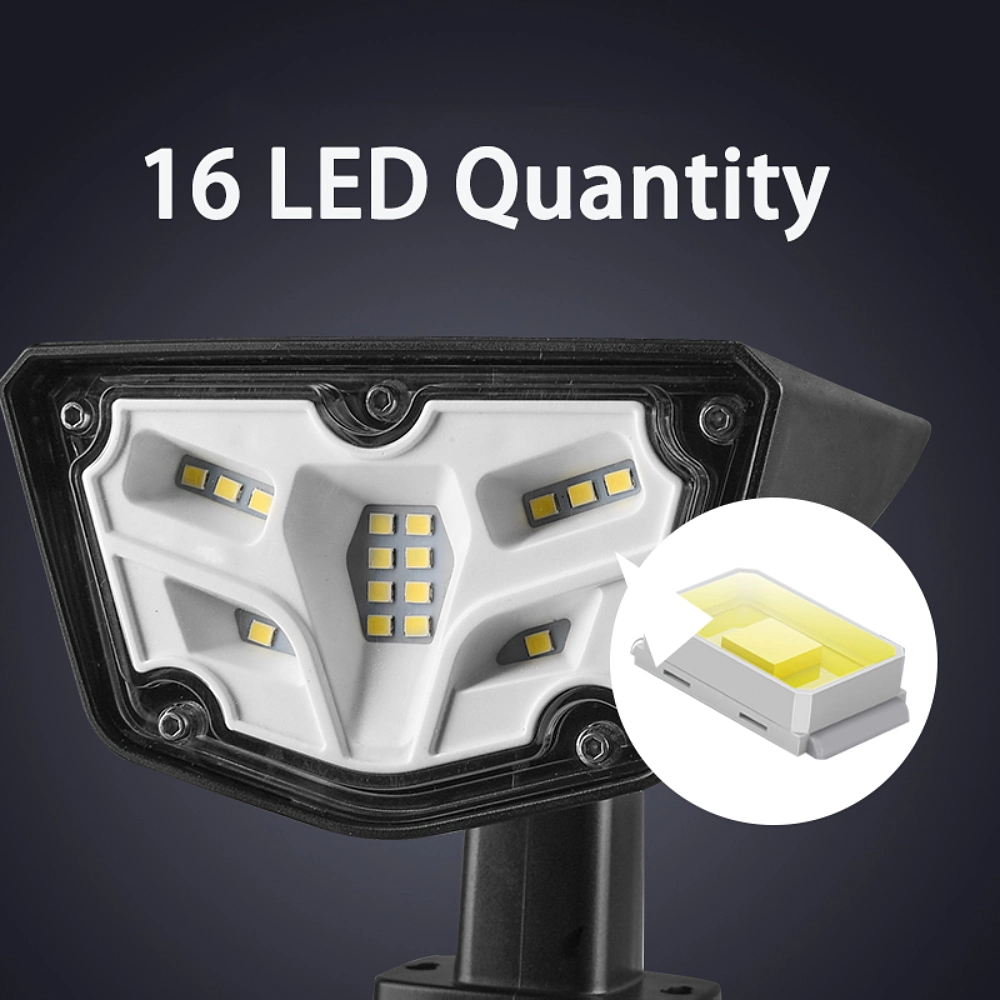 Solar Intelligent Induction Projector LED Lawn Spotlight Ground Plug Lamp