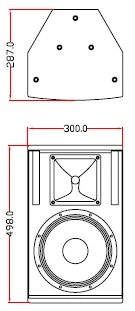 Single 10" All-Purpose PA System Speaker