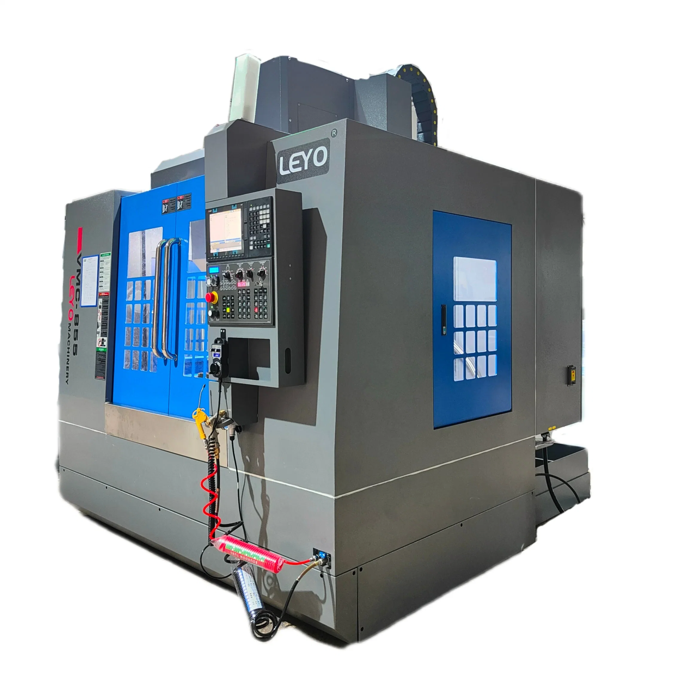 Leyo 3 Axis 4 Axis Okada Tool Library Direct Spindle12000rpm Vmc 855 Machining Center CNC Machine