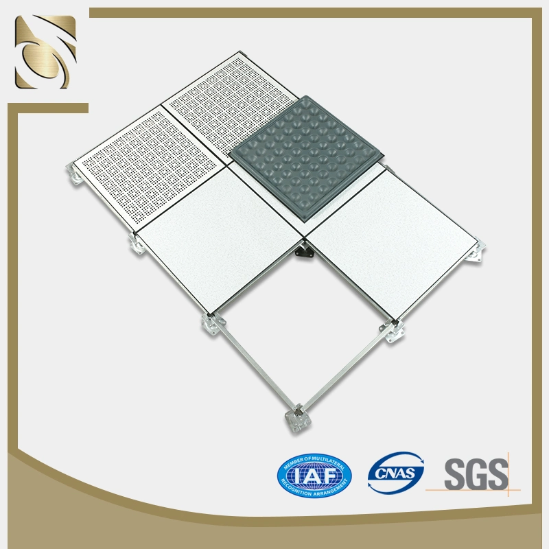 600*600*45mm Ceramic/Marble Tiles Full Steel Antistatic Cementitious Raised Access Floors Panel