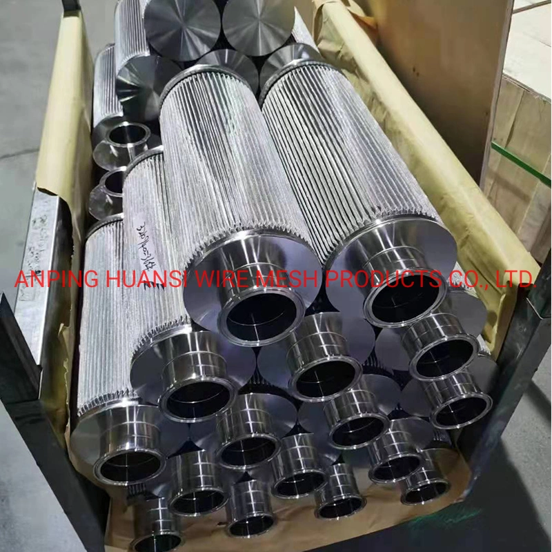 Stainless Steel Sintered Mesh Filter Cartridge for Hydraulic Oil Filtration